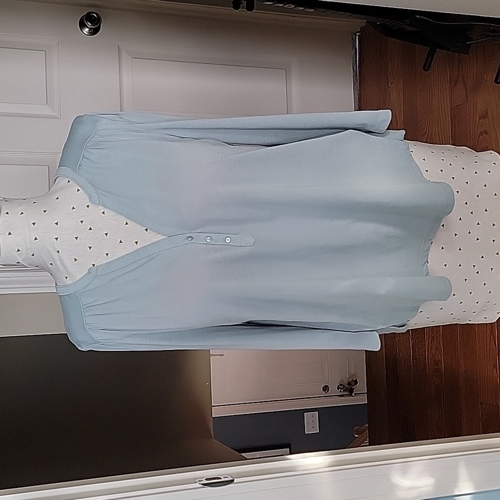 H&M light blue blouse